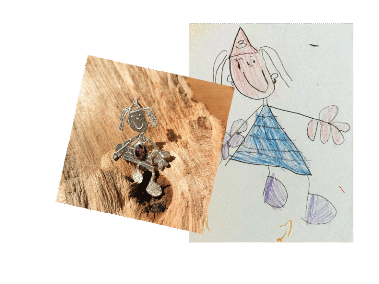BIJOUTERIE – Le dessin de votre enfant autour de votre cou
