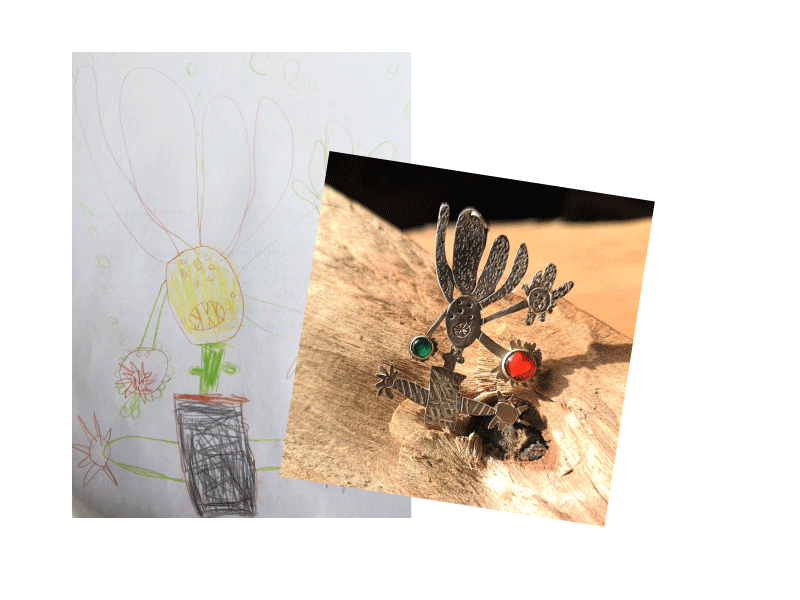 BIJOUTERIE – Le dessin de votre enfant autour de votre cou